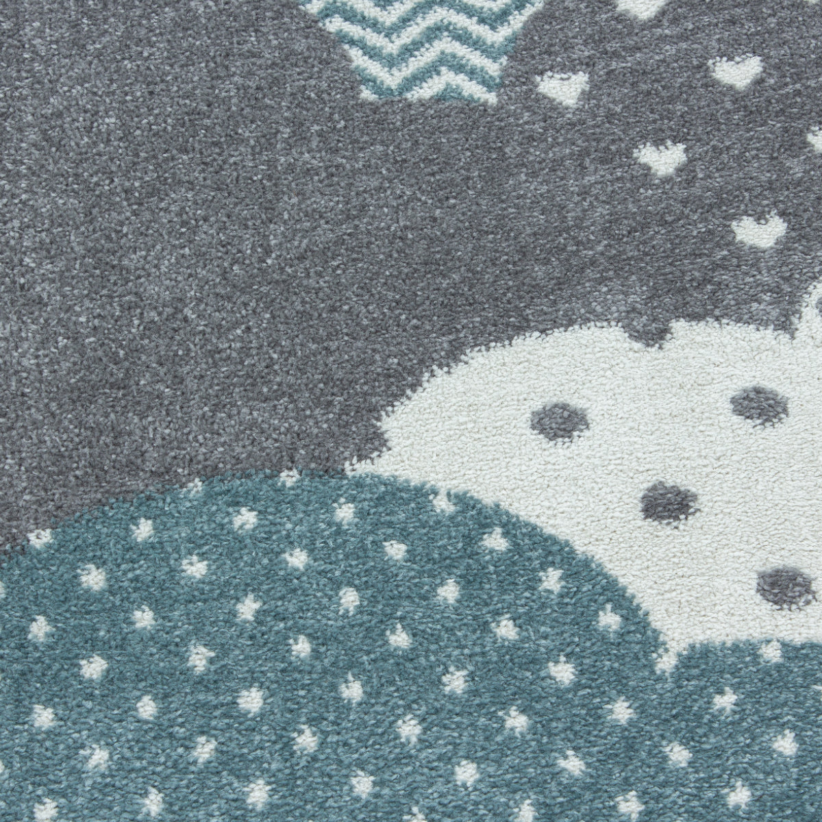 Bambi Kinder Teppich Design 820 – Wolkenmotiv in Blau oder Pink