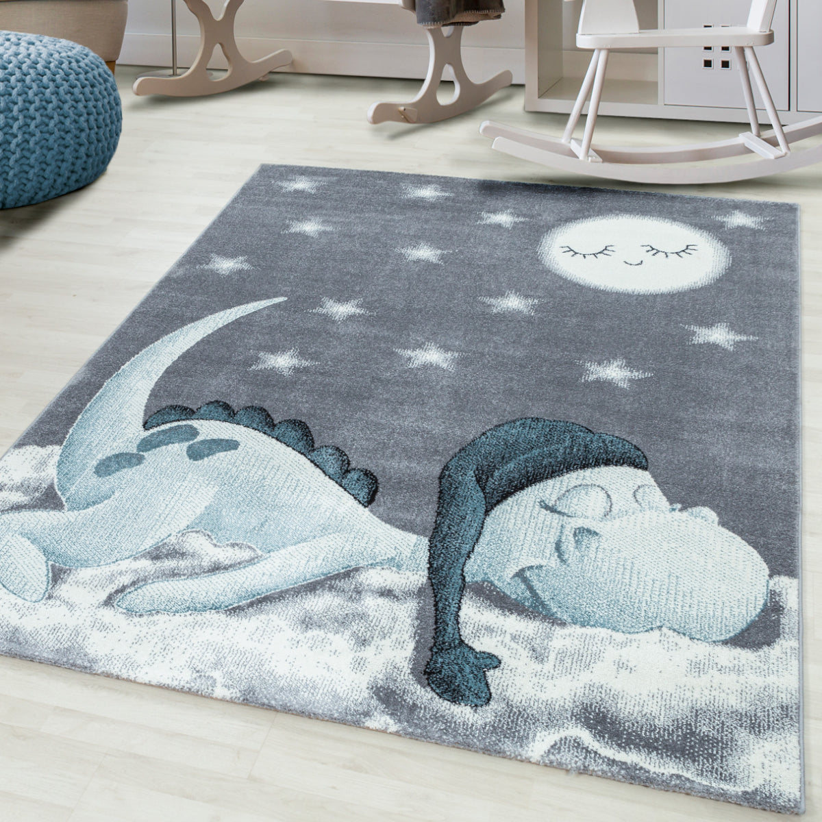 Bambi Kinder Teppich Läufer Designe 840 Dino (80 x 150cm)