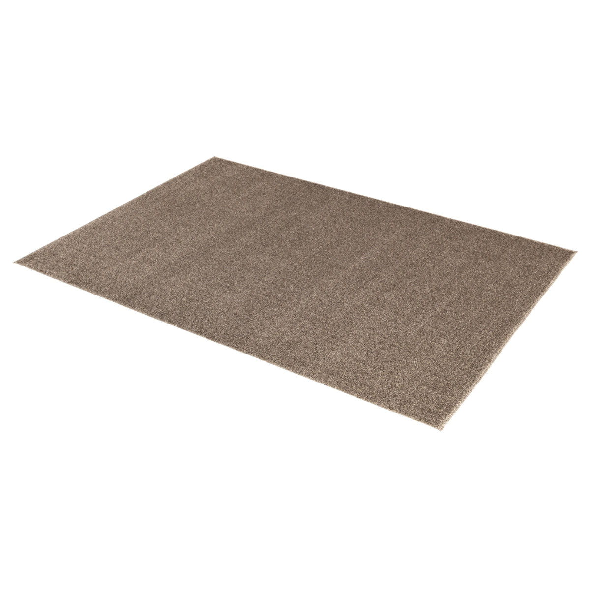 Samoa erde – C.066 WM Web-Teppich - Hochflor Uni - nach Maß, gekettelt