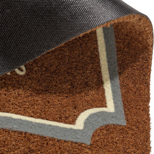 Coco Design Kokosmatte Türmatte Fußmatte 07 Welcome Home 45 x 75 cm