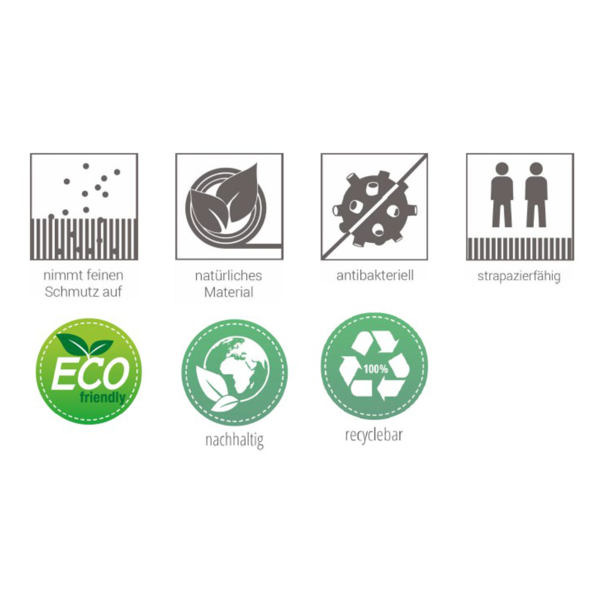 Coco Eco natur 40 x 60 cm Kokosmatte Türmatte Fussmatte 555