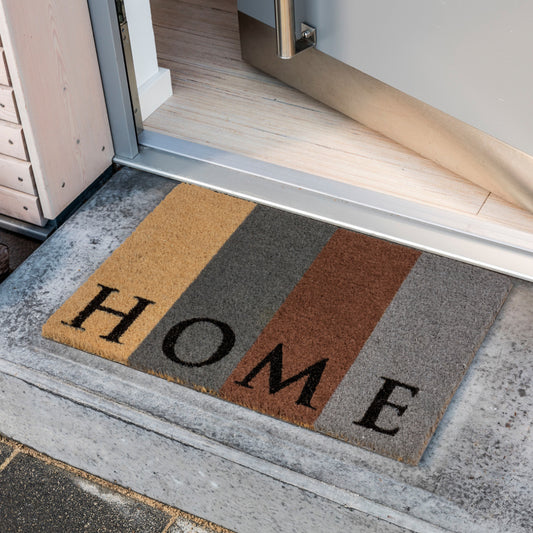 Coco Style Kokosmatte Türmatte Fußmatte 022 Home 40 x 60 cm