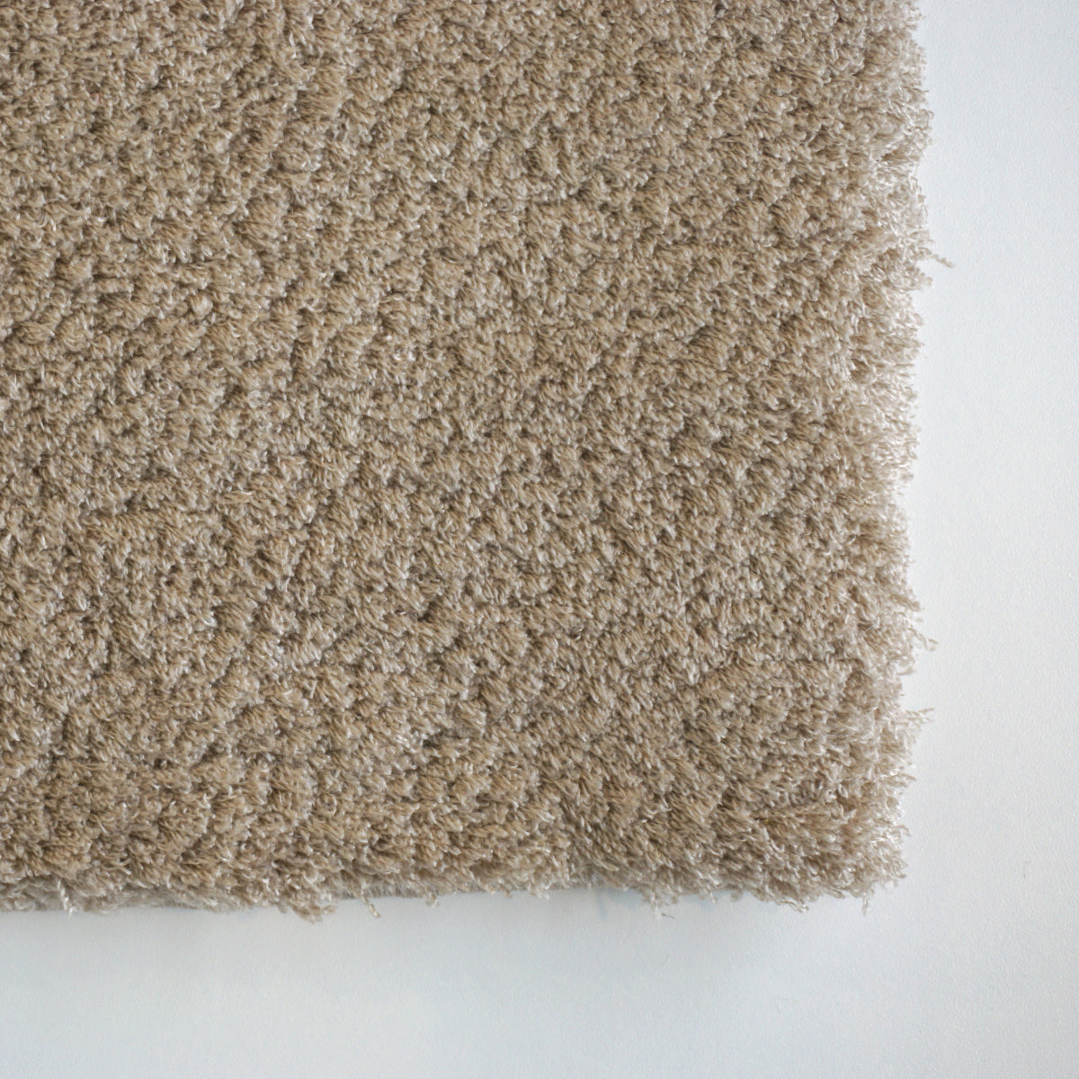 Salerno – D 200 C 062 – hellbraun– moderner Teppich mit flauschiger Haptik – 5 Größen