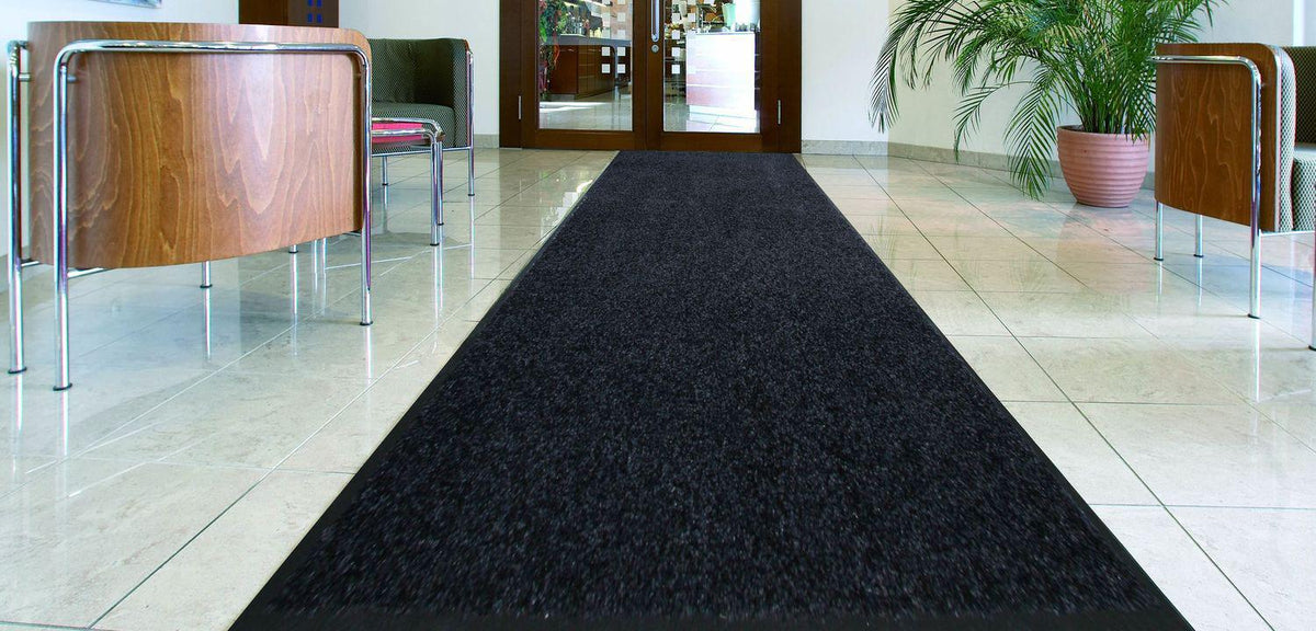 ProperTex Uni 618-44 schwarz Schmutzfangmatte in 5 Größen