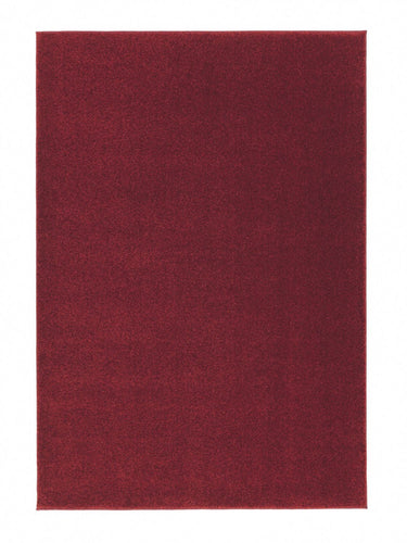 Samoa rot – 6870 001 010-WM– Web-Teppich  - Hochflor Uni – 8 Farben - nach Maß, gekettelt