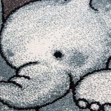 Laden Sie das Bild in den Galerie-Viewer, Kids Elefant Kinderteppich Teppich 0560 1blau in 5 Größen
