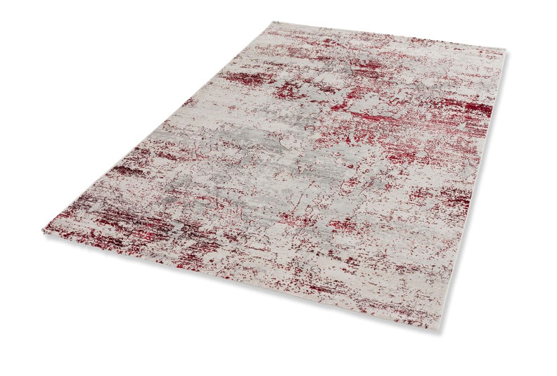 Antea - 6626 201 010 – Vintage rot/creme - schick gemusterter Kurzflor-Teppich, 2 Designs, 3 Größen