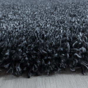 Fluffy Hochflor Teppich  3500 anthrazit