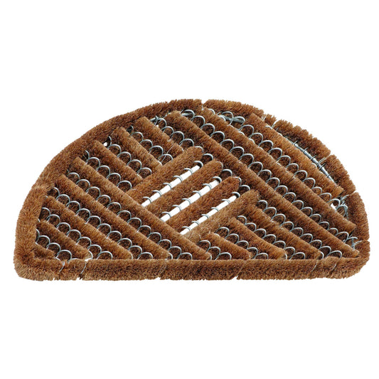 Coco Brush halbrund 40 x 60 cm Kokosmatte Türmatte Fußmatte