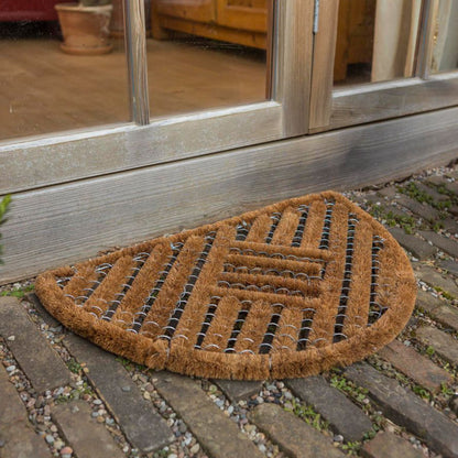 Coco Brush halbrund 40 x 60 cm Kokosmatte Türmatte Fußmatte