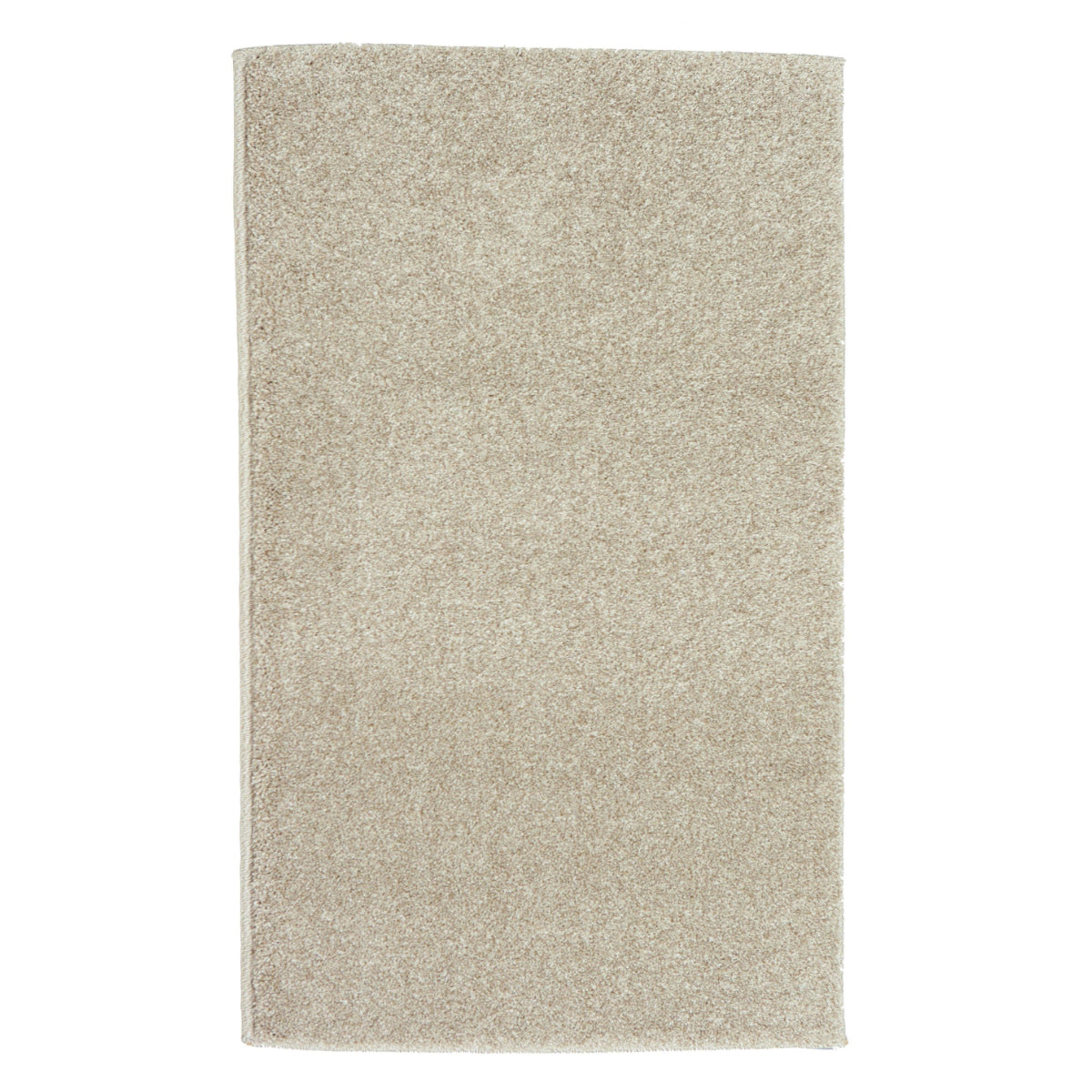 Samoa beige – C.007 WM Web-Teppich  - Hochflor Uni - nach Maß, gekettelt
