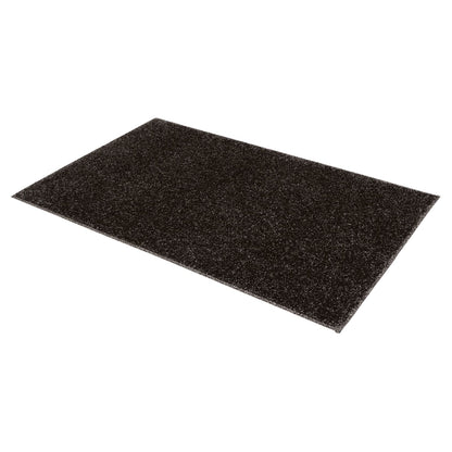 Samoa anthrazit – C.040 WM Web-Teppich  - Hochflor Uni - nach Maß, gekettelt