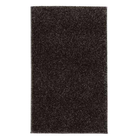 Samoa anthrazit – C.040 WM Web-Teppich  - Hochflor Uni - nach Maß, gekettelt