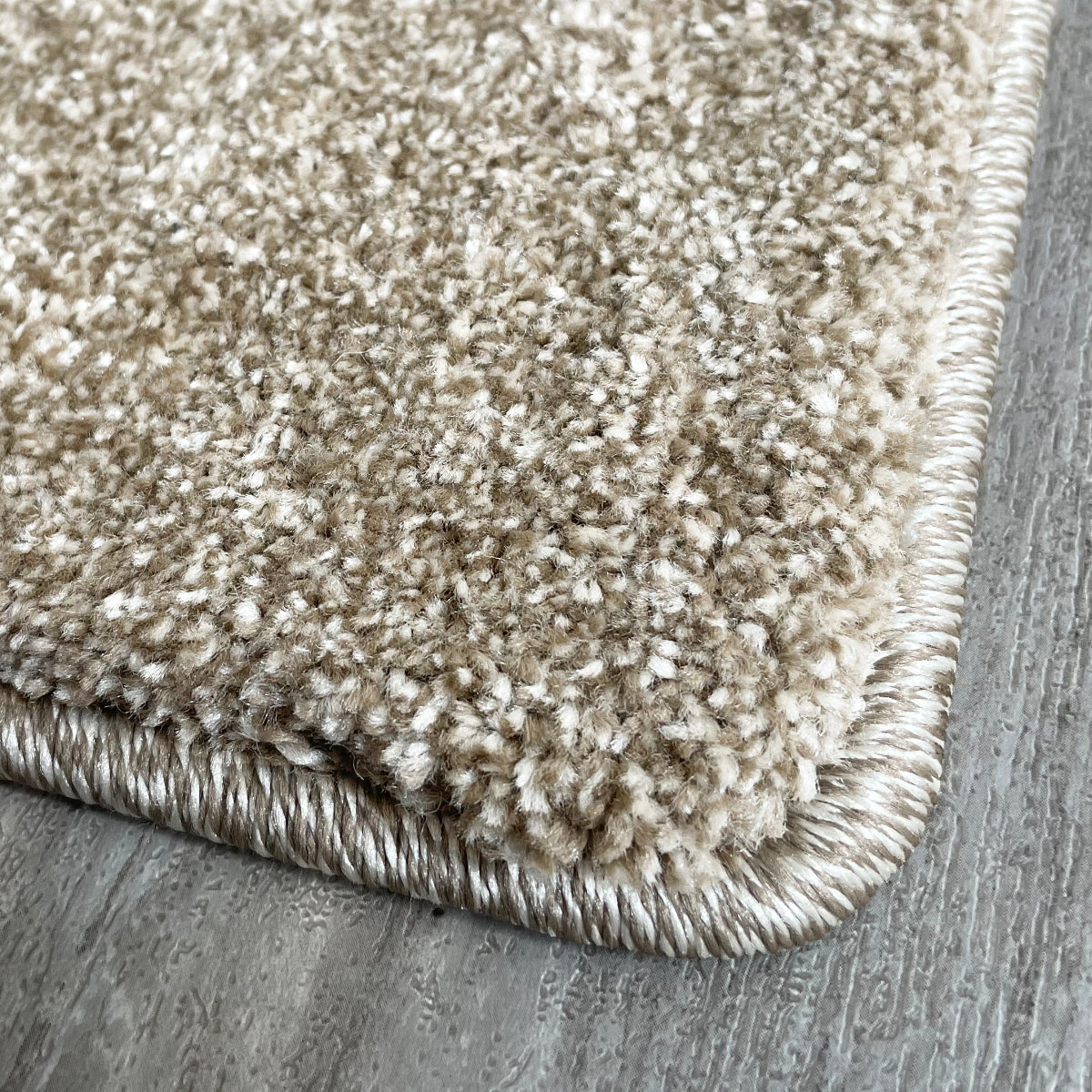 Samoa haselnuss – C.062 WM Web-Teppich  - Hochflor Uni - nach Maß, gekettelt