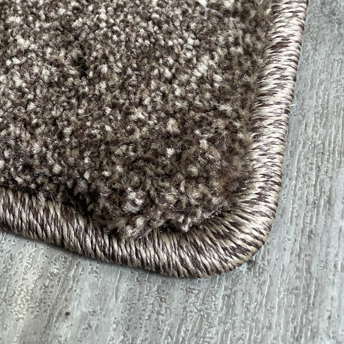 Samoa erde – C.066 WM Web-Teppich  - Hochflor Uni - nach Maß, gekettelt