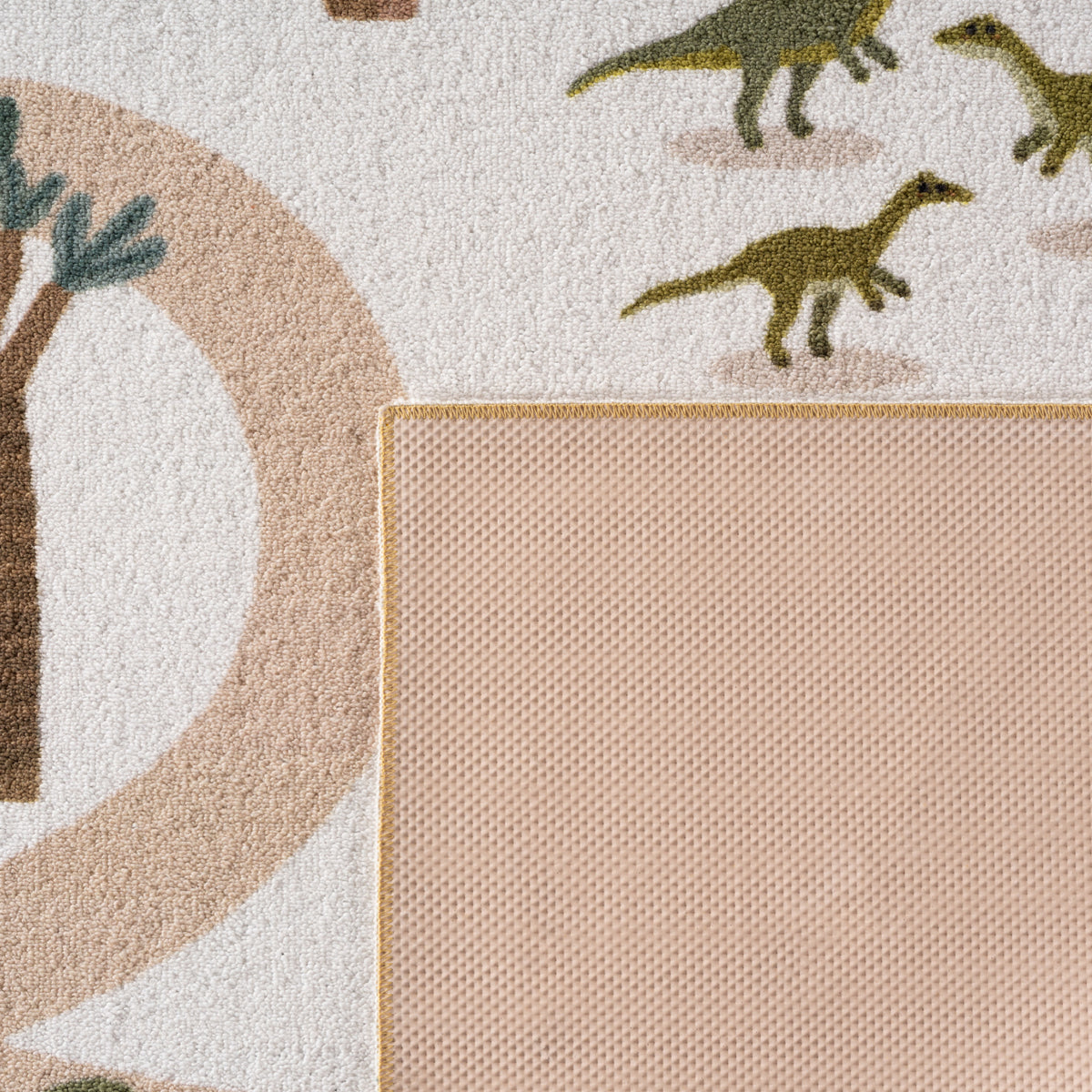 Kinderteppich Coco 1131 Dions Creme Rund in 3 Größen