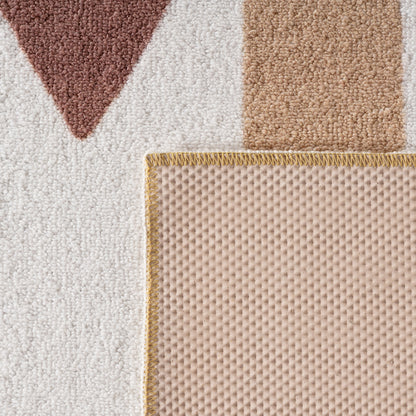Kinderteppich Coco 1132 Regenbogen Creme in 4 Größen