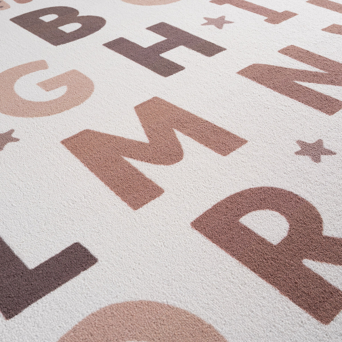 Kinderteppich Coco 1133 Alphabet Creme in 4 Größen