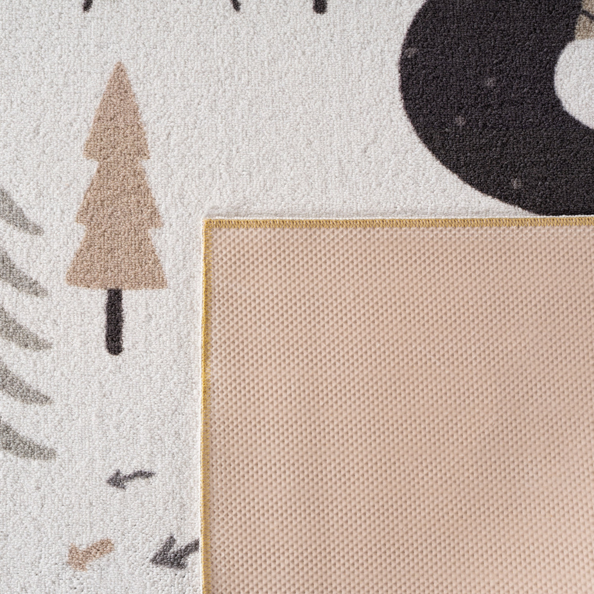 Kinderteppich Coco 1135 Wald Creme in 4 Größen