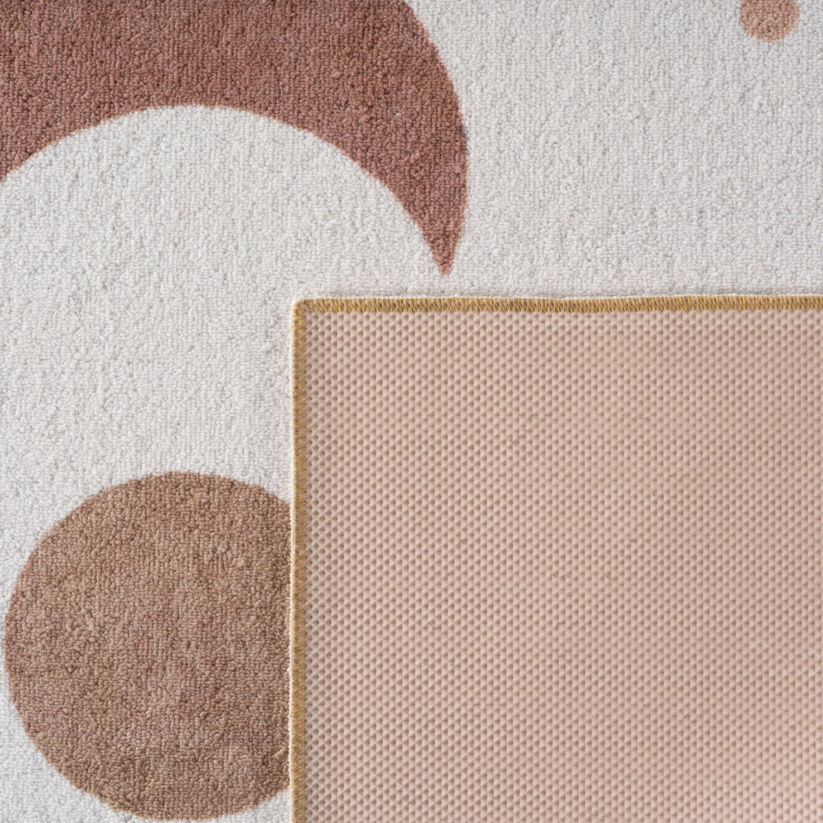 Kinderteppich Coco 1136 Sonne-Mond-Sterne Creme in 4 Größen