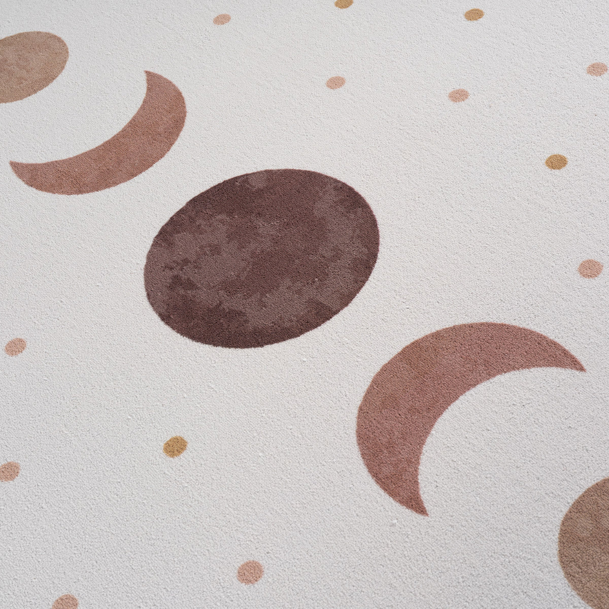 Kinderteppich Coco 1136 Sonne-Mond-Sterne Creme in 4 Größen