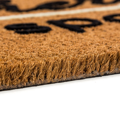 Coco Design Kokosmatte Türmatte Fußmatte 119 herein spaziert  40 x 60 cm