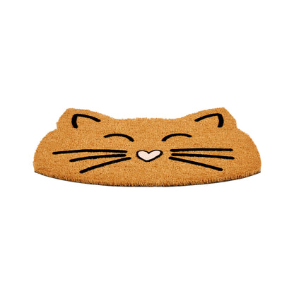 Coco Design Kokosmatte Türmatte Fußmatte 120 Katze 40 x 60 cm Formschnitt