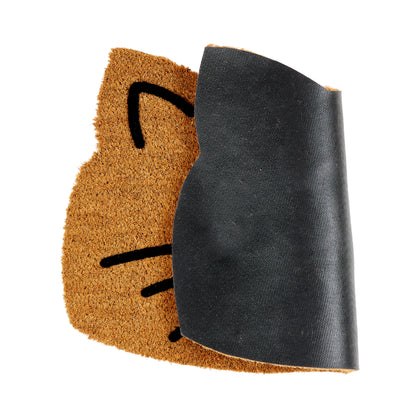 Coco Design Kokosmatte Türmatte Fußmatte 120 Katze 40 x 60 cm Formschnitt
