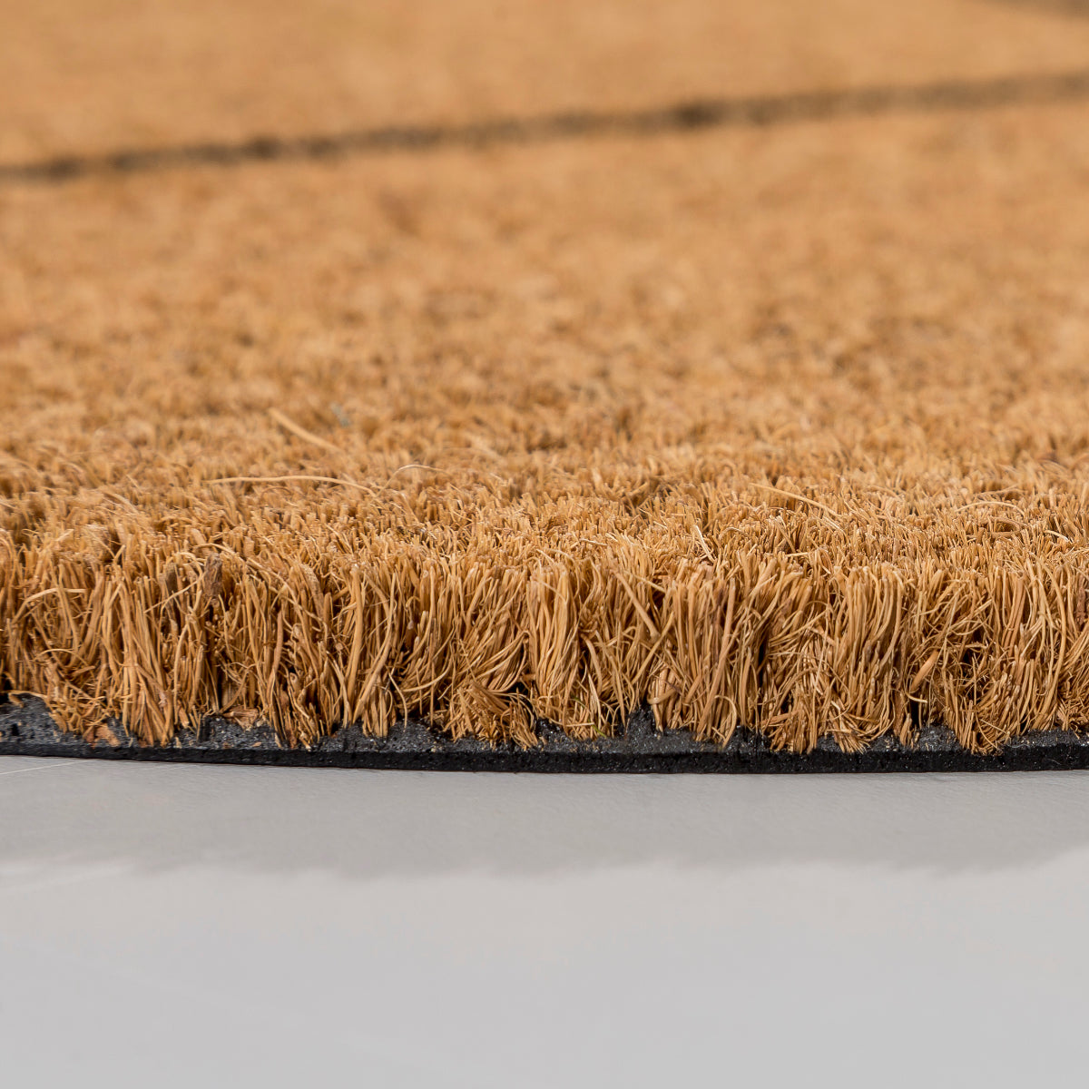 Coco Smart Fußmatte Kokos Herz 001 halbrund 40 x 60 cm