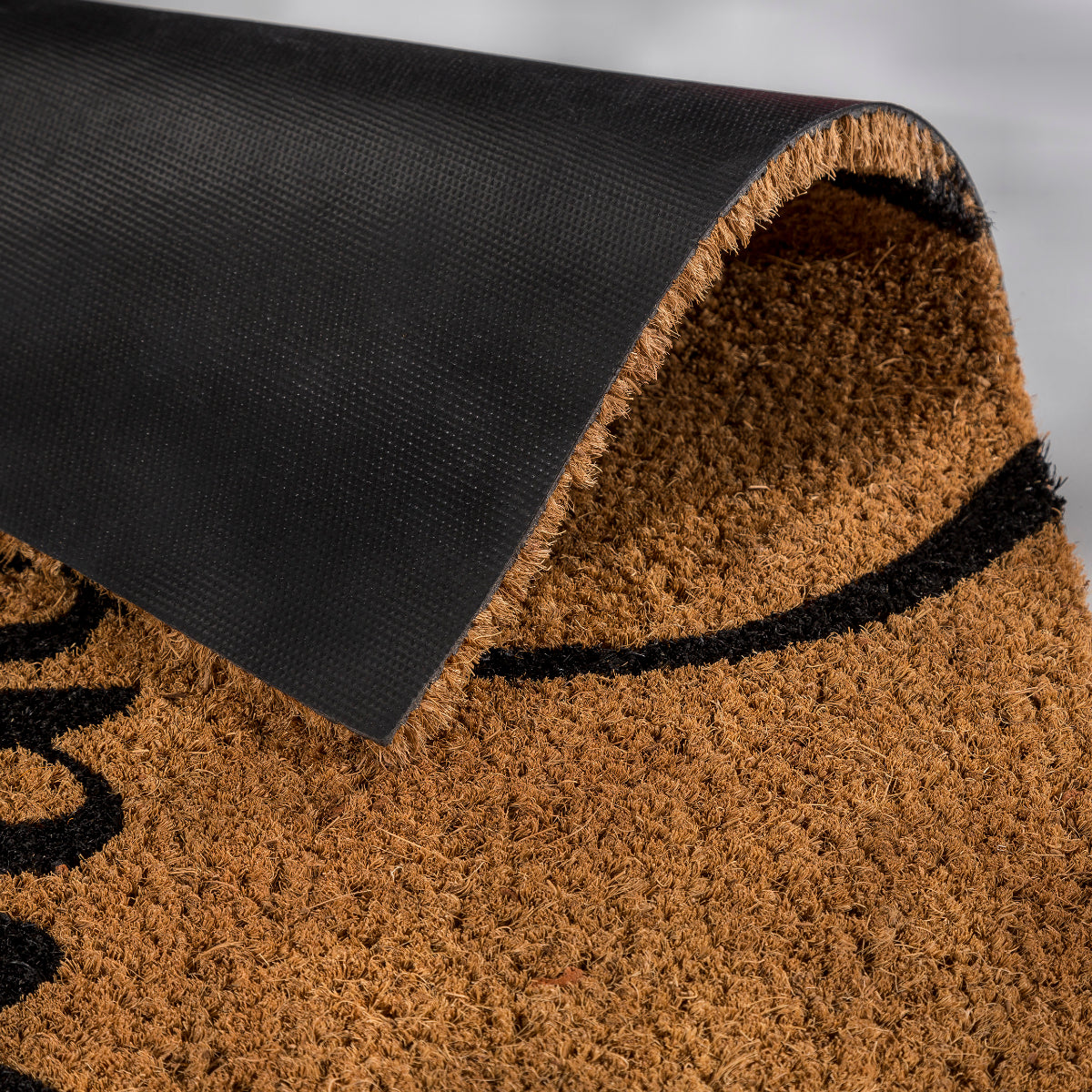 Coco Smart Kokos Vorleger  Welcome Herz 002 halbrund  40 x 60 cm