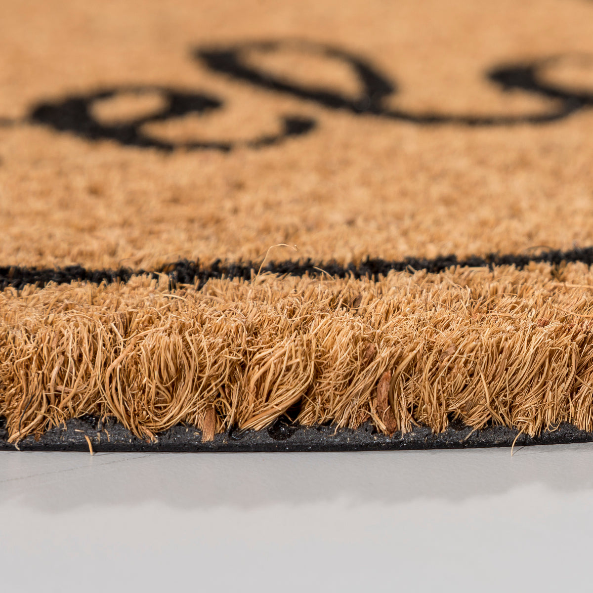 Coco Smart Kokos Vorleger  Welcome Herz 002 halbrund  40 x 60 cm