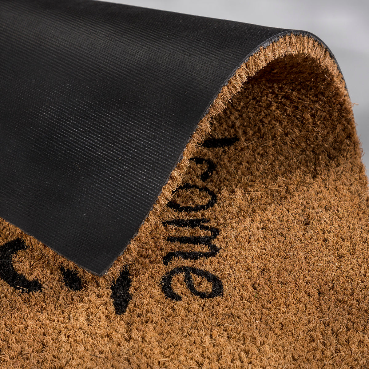 Coco Smart Fußmatte Kokos Welcome Home 003 halbrund  40 x 60 cm