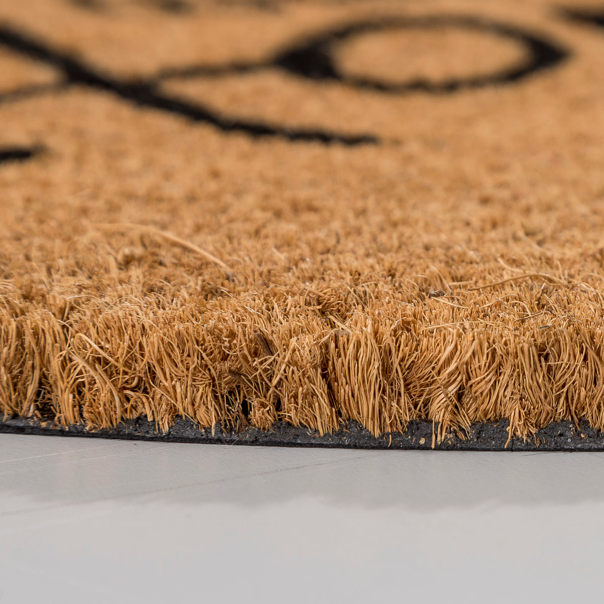 Coco Smart Fußmatte Kokos Welcome Home 003 halbrund  40 x 60 cm