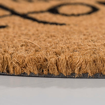 Coco Smart Fußmatte Kokos Welcome Home 003 halbrund  40 x 60 cm