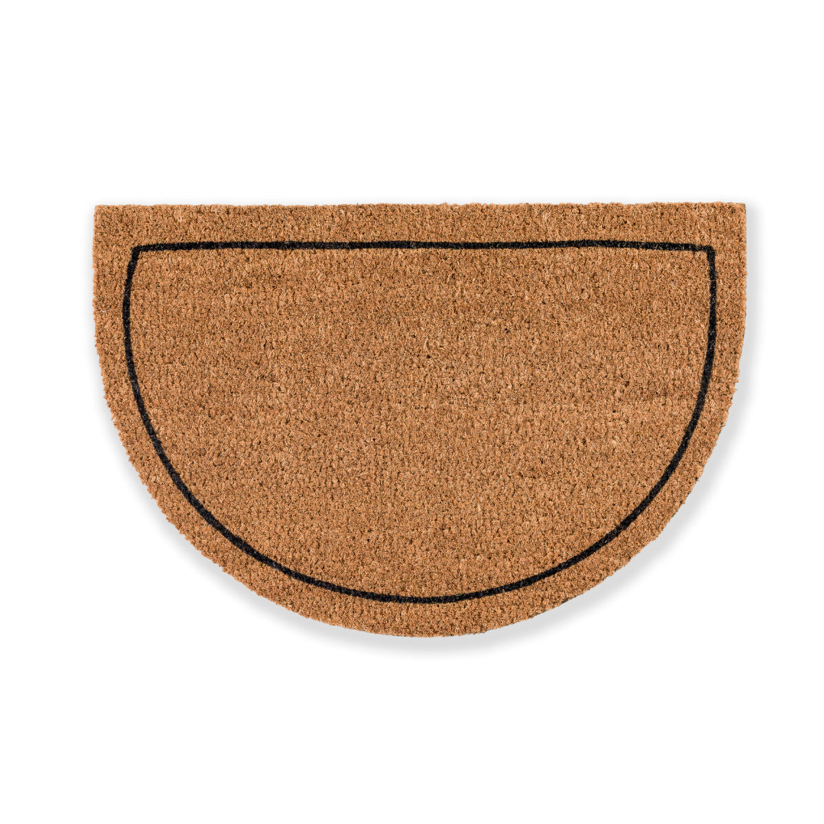 Coco Smart Kokos Fußmatte Rahmen 004 halbrund  40 x 60 cm