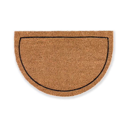 Coco Smart Kokos Fußmatte Rahmen 004 halbrund  40 x 60 cm