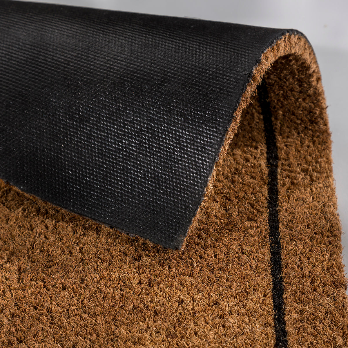 Coco Smart Kokos Fußmatte Rahmen 004 halbrund  40 x 60 cm