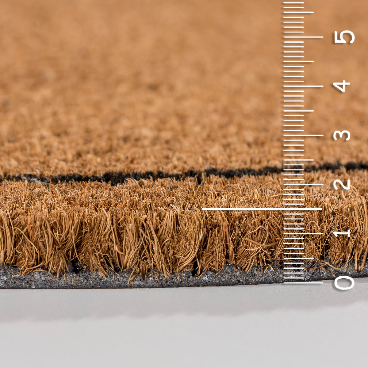 Coco Smart Kokos Fußmatte Rahmen 004 halbrund  40 x 60 cm