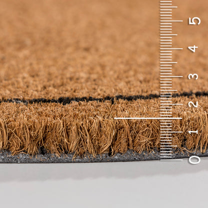 Coco Smart Kokos Fußmatte Rahmen 004 halbrund  40 x 60 cm