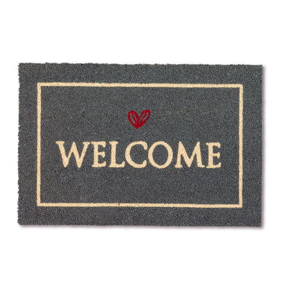 Coco Style Kokosmatte Türmatte Fußmatte 012 Welcome  40 x 60 cm