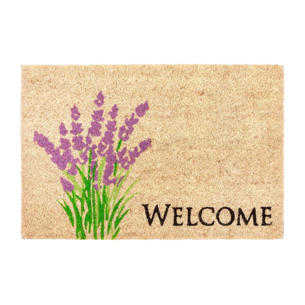 Coco Style Kokosmatte Türmatte Fußmatte 019 Lavendel  40 x 60 cm