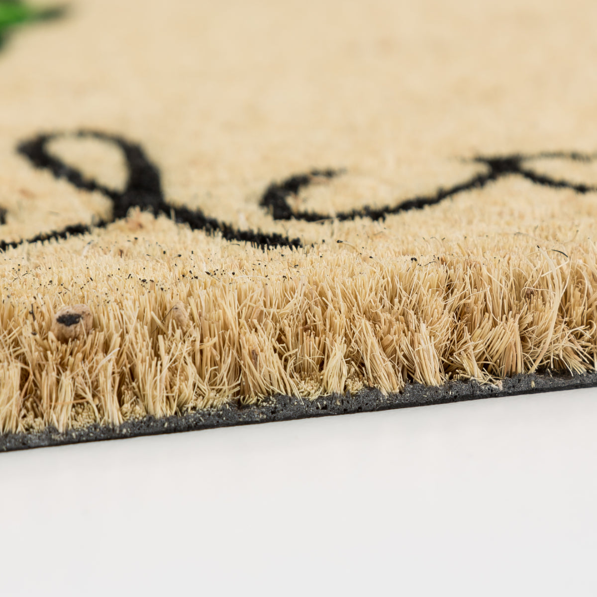 Coco Style Kokosmatte Türmatte Fußmatte 026 Monstera Welcome 40 x 60 cm