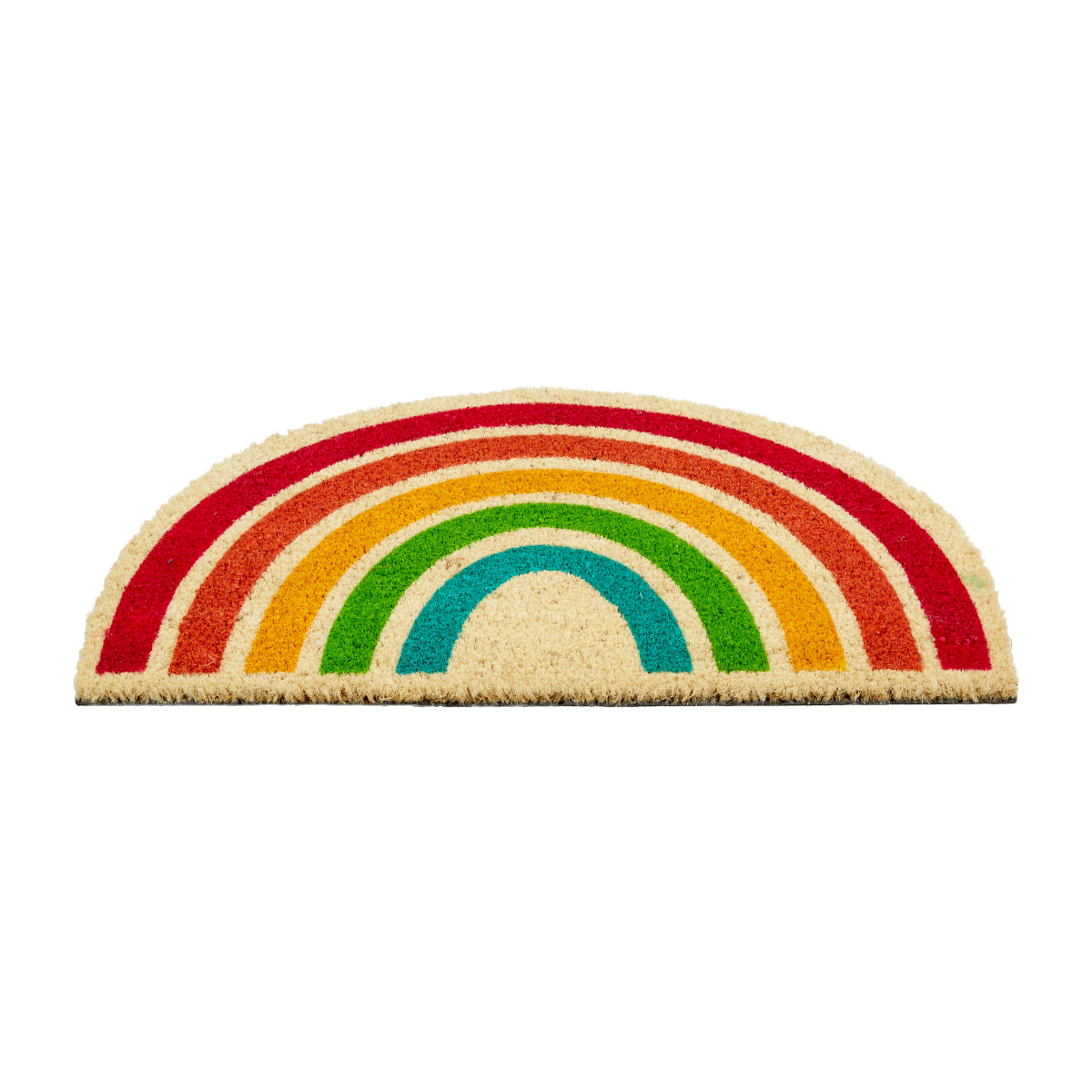 Coco Style Kokosmatte Türmatte Fußmatte 030 Regenbogen Form