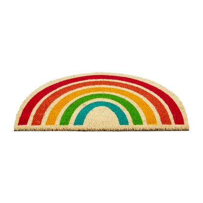 Coco Style Kokosmatte Türmatte Fußmatte 030 Regenbogen Form