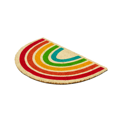 Coco Style Kokosmatte Türmatte Fußmatte 030 Regenbogen Form