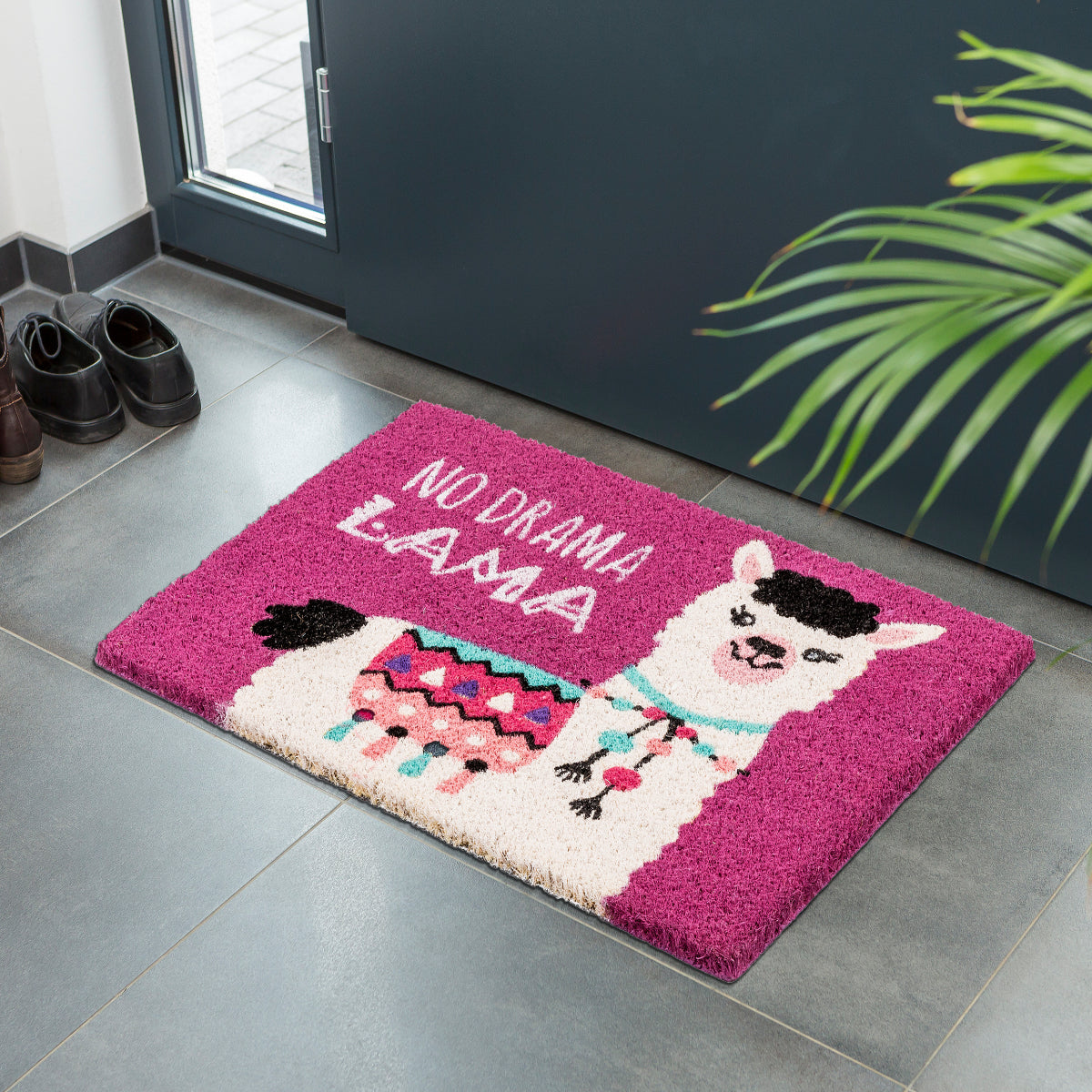 Coco Style Kokosmatte Türmatte Fußmatte 900 Lama 40 x 60 cm