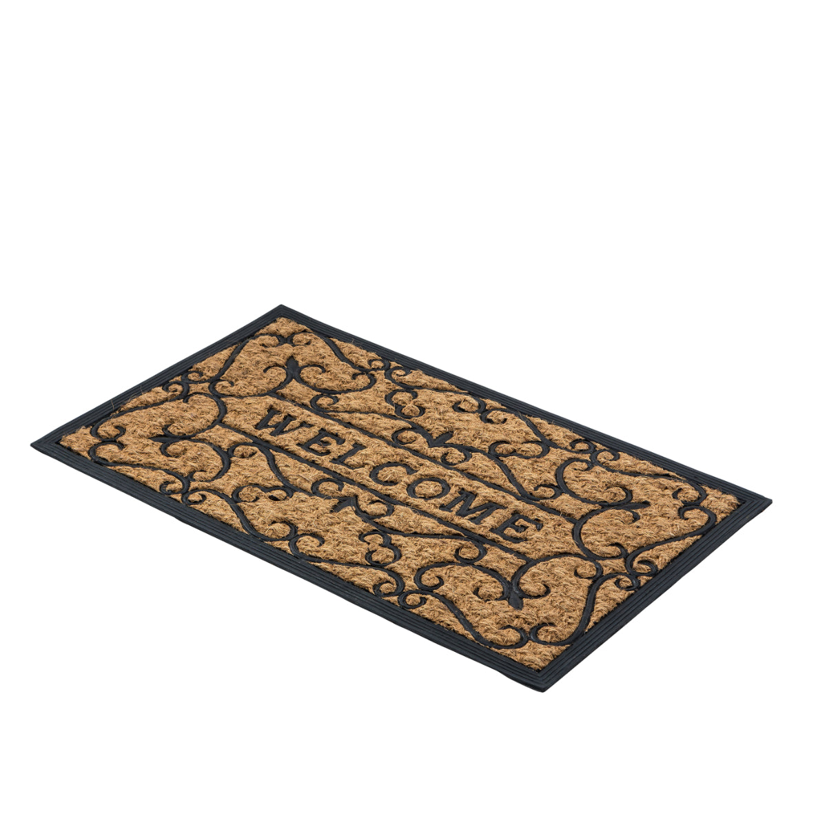 Kokosmatte Coco Deluxe Light D.01 Relief Welcome 45 x 75 cm