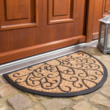 Kokosmatte Coco Deluxe Light D.03 Relief halbrund 45 x 75 cm