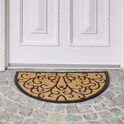 Kokosmatte Coco Deluxe Light D.03 Relief halbrund 45 x 75 cm