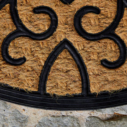 Kokosmatte Coco Deluxe Light D.03 Relief halbrund 45 x 75 cm